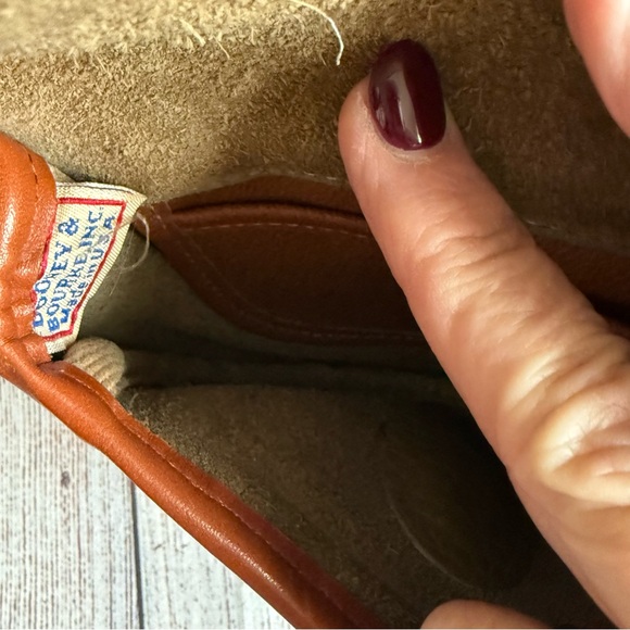 DOONEY & BOURKE Vintage Calvary Mini Belt Bag Taupe Leather - Picture 8 of 8